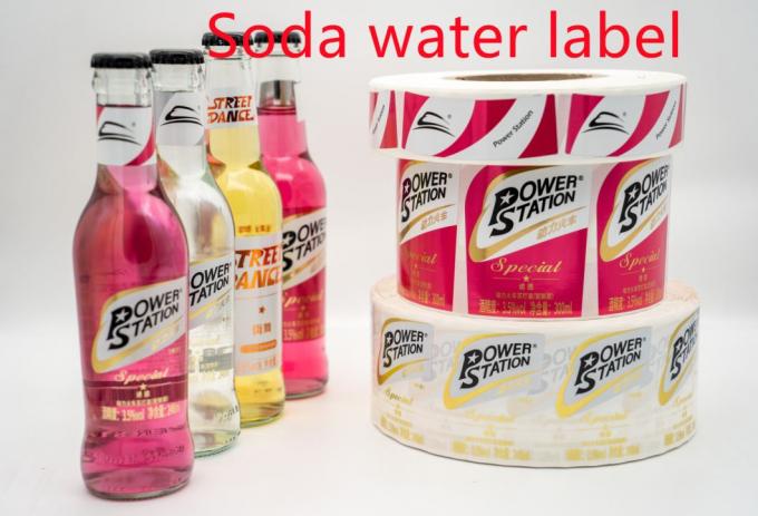 Étiquette de colle humide imprimable pour les pots de bouteilles d'eau 1