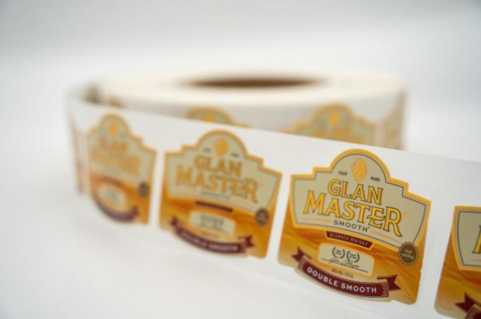 Étiquette autoadhésive en vinyle étiquette imperméable à l'eau autoadhésive pour emballage 2