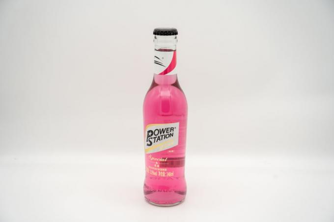 Logo personnalisé Étiquette de bouteille de boissons Auto-adhésif Étiquette transparente 4