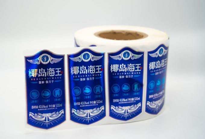 Étiquettes étanches personnalisées amovibles pour les bouteilles adhésives claires autocollants antidérapants 6