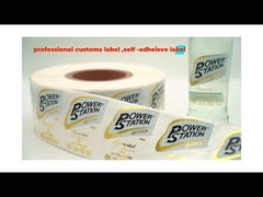 Étiquette autoadhésive et autocollant personnalisé