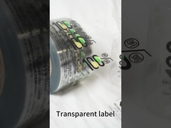 Impression d'autocollants transparents étiquettes de nom imprimables personnalisées autocollants de nom en vinyle