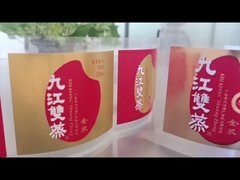 conception de l'étiquette du nouveau produit