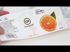 Étiquette de bouteille de vin Étiquette de colle humide pour emballages imperméables à rouleaux ronds personnalisés