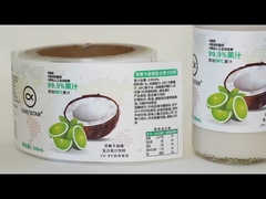 Étiquettes autocollantes rondes sur mesure avec une excellente capacité de production pour les étiquettes de bouteilles de boissons