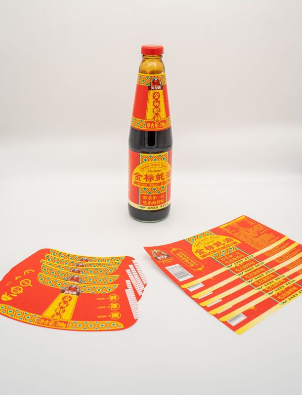 Étiquette de colle humide personnalisée pour les boissons Étiquette aromatisante Étiquette de jus Étiquette de boisson