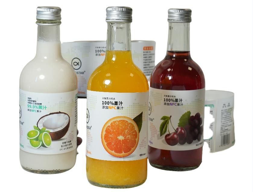 Étiquettes autocollantes rondes sur mesure avec une excellente capacité de production pour les étiquettes de bouteilles de boissons