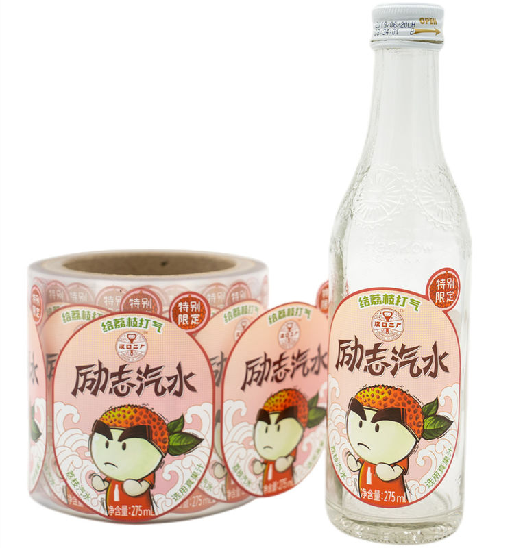 Fabricant d'autocollant d'étiquette Étiquette personnalisée pour bouteille d'eau Étiquette pour bouteille de boisson Étiquette adhésive