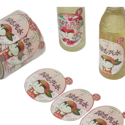 Étiquette adhésive pour bouteille d'eau