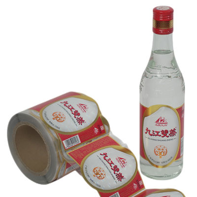 Transfert Impression Étiquette de bouteille de bière Produits alimentaires Cosmétiques Étiquette à résistance humide
