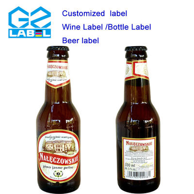 Étiquette autocollant OEM / ODM Étiquettes autocollants bière