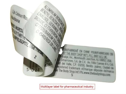 Étiquettes pharmaceutiques personnalisées pour l'impression d'étiquettes étiquettes imperméables