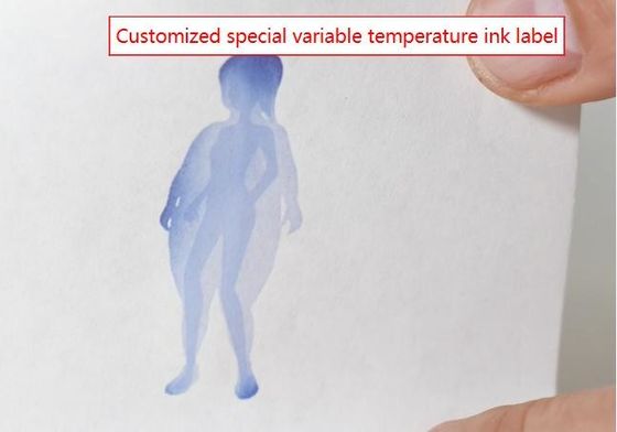 Les étiquettes d'encre spéciales disparaissent sous la chaleur.